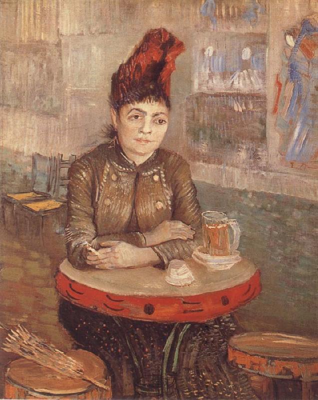 Vincent Van Gogh Agostina Segatori in the cafe you Tambourin oil painting picture